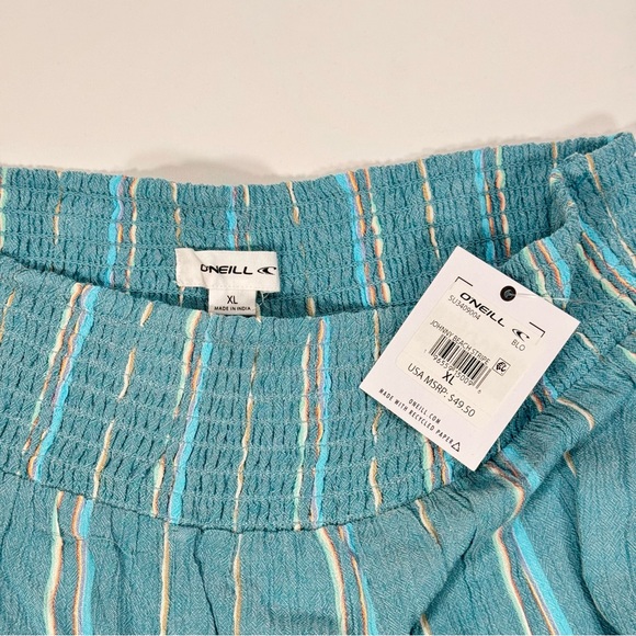 NWT New O'Neill Women's Extra Large XL Johnny Beach Stripe Wide Leg Pants Soft - Picture 5 of 6